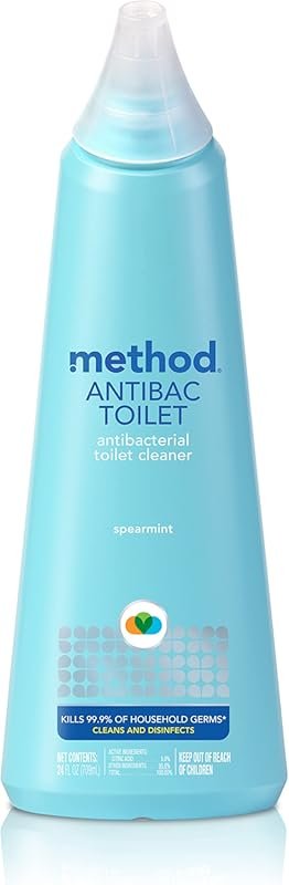 Method Antibacterial Toilet Bowl Cleaner, Spearmint, Kills 99.9% of Ho