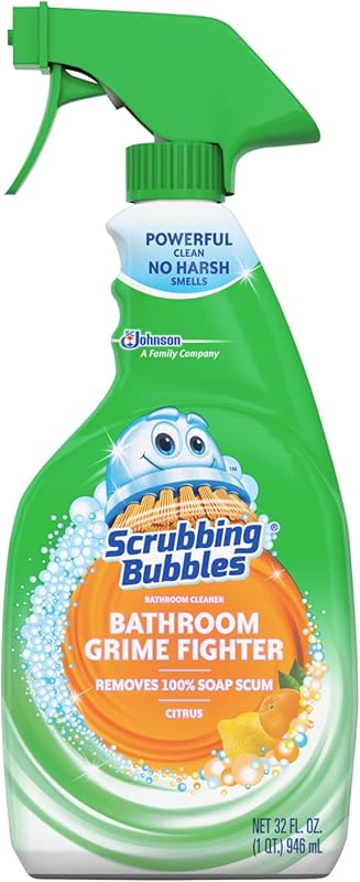Scrubbing Bubbles Foaming Disinfectant Cleaner removes germs and stain