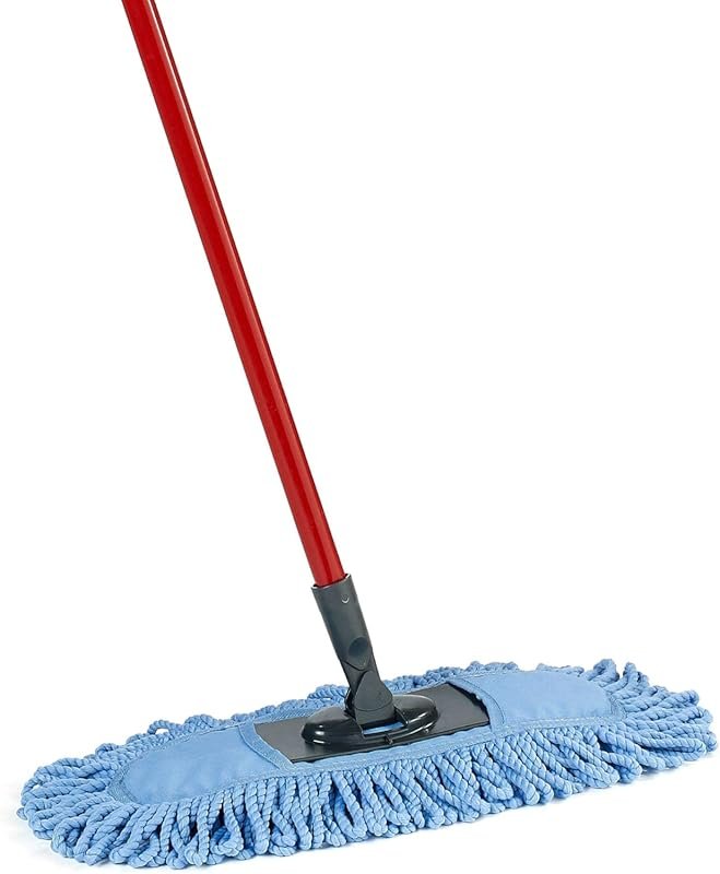 O-Cedar Dual-Action Microfiber Sweeper Dust Mop, Best Dust Mop for Har