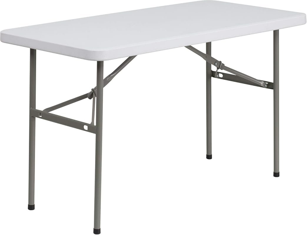 Flash Furniture Elon 4' Rectangular All-Occasion Plastic Folding Event