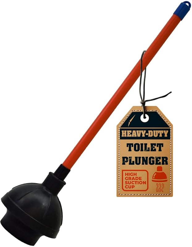 Commercial Grade Heavy Duty Toilet Flange Plunger with High-Grade Suct