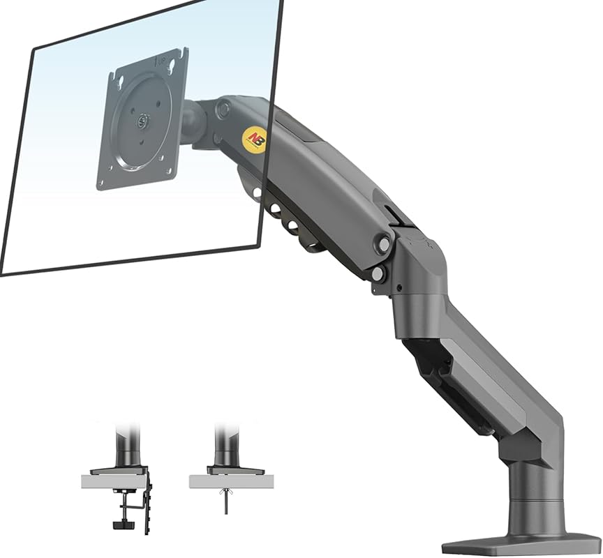 North Bayou F80 monitor mount for 17–30 inch monitors, adjustable tilt