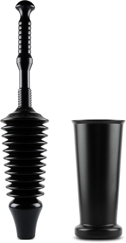 Master Plunger MP1600 Low Flow Toilet Plunger with Funnel Nose Design 