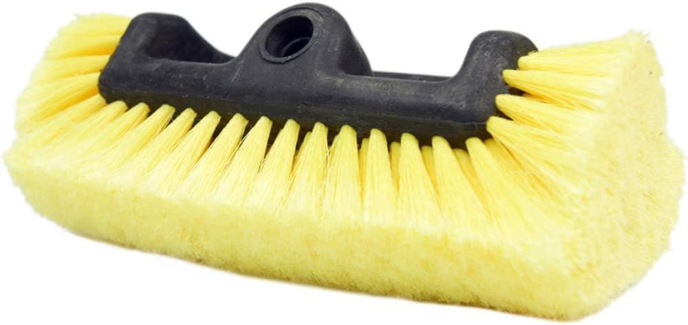 CARCAREZ 10-Inch Car Wash Scrub Brush Head, Soft Bristles for Exterior