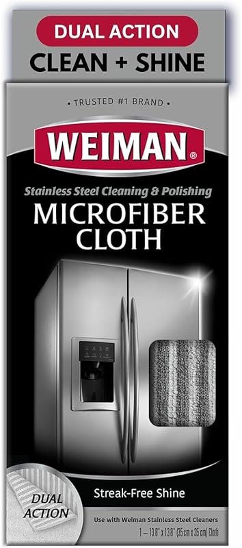 Weiman Microfiber Cloth for Stainless Steel