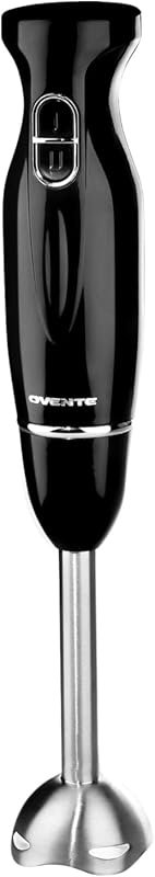 OVENTE 300W Corded Immersion Hand Blender with 2 Speeds and Stainless 