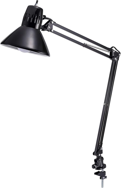Bostitch Office LED Swing Arm Desk Lamp with Clamp, 36