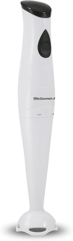 Elite Gourmet EHB-2425X Electric Immersion Blender with 1-Touch Contro