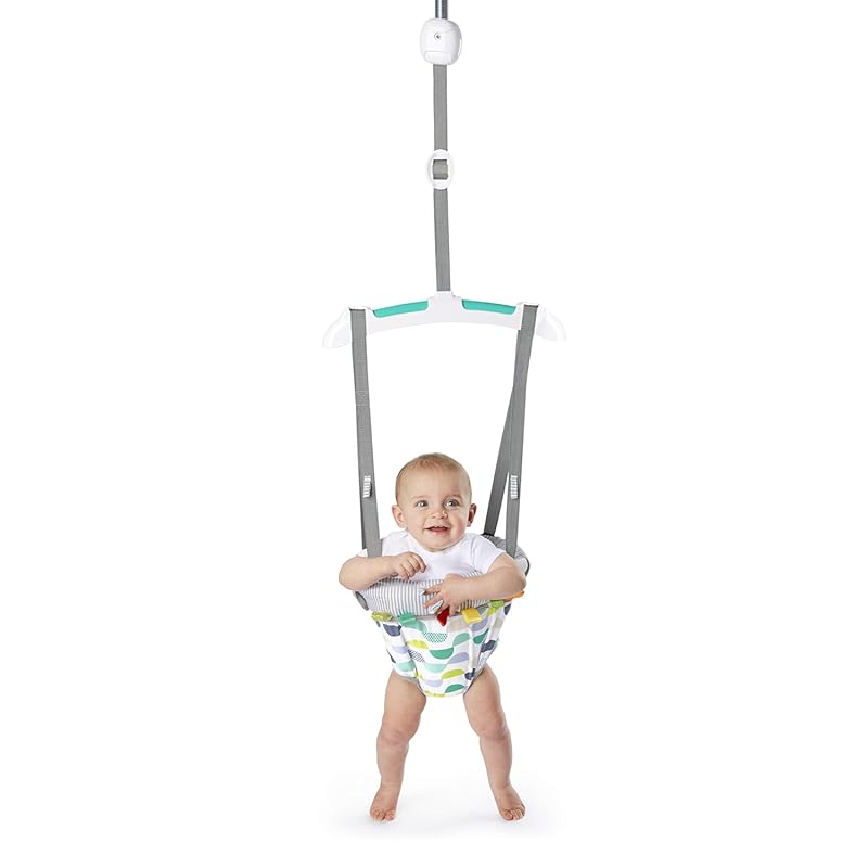 Bright Starts Playful Parade Door Jumper with Adjustable Strap for Bab