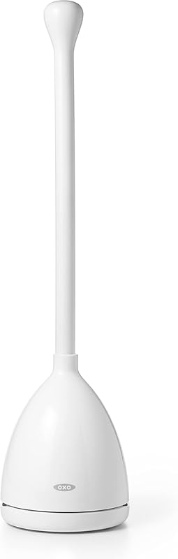 OXO Good Grips Toilet Plunger with Durable Handle and Compact Design f