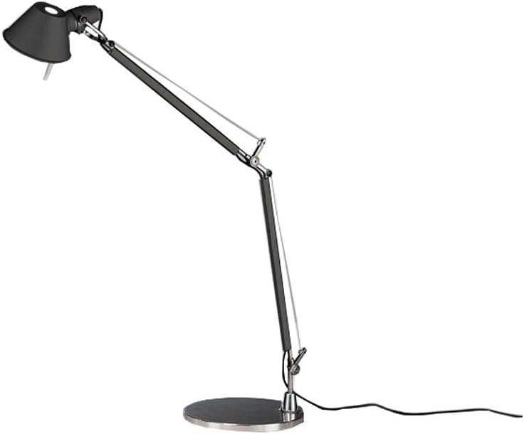 Artemide Tolomeo Mini 100W E26 Black Table Lamp with Aluminum Base