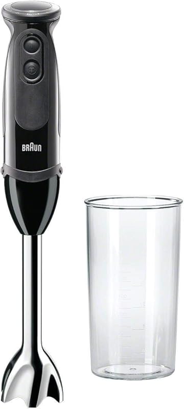 Braun Immersion Blender with 21 Speeds, Turbo Boost, and Stainless Ste