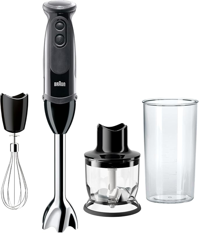 Braun Multiquick Vario MQ5025 Hand Blender in Black for Multifunction 