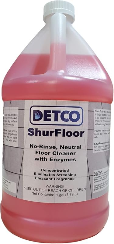 ShurFloor Professional Floor Cleaner with Enzymes Removes Stains and O