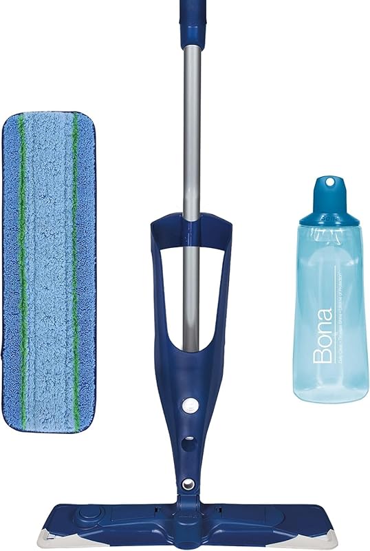 Bona PowerPlus Motion Spray Mop for Hardwood Floors with Vibrating Cle