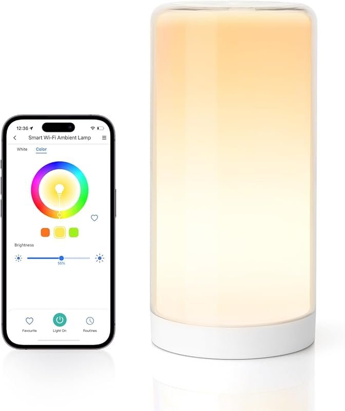 meross Smart Table Lamp with Voice Control and Tunable White and Multi