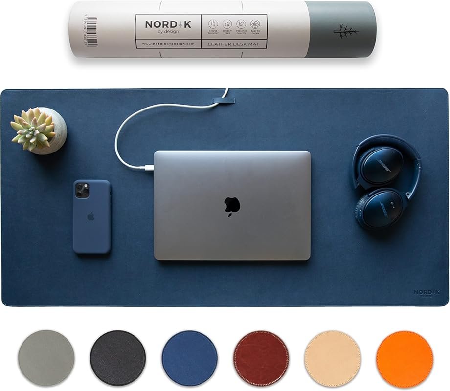 Nordik Vegan Leather Desk Mat