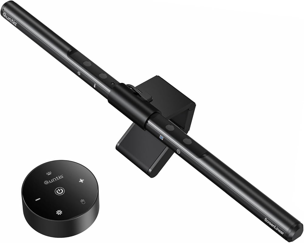 Quntis Computer Monitor Lamp with Auto-Dimming and Touch Control for H