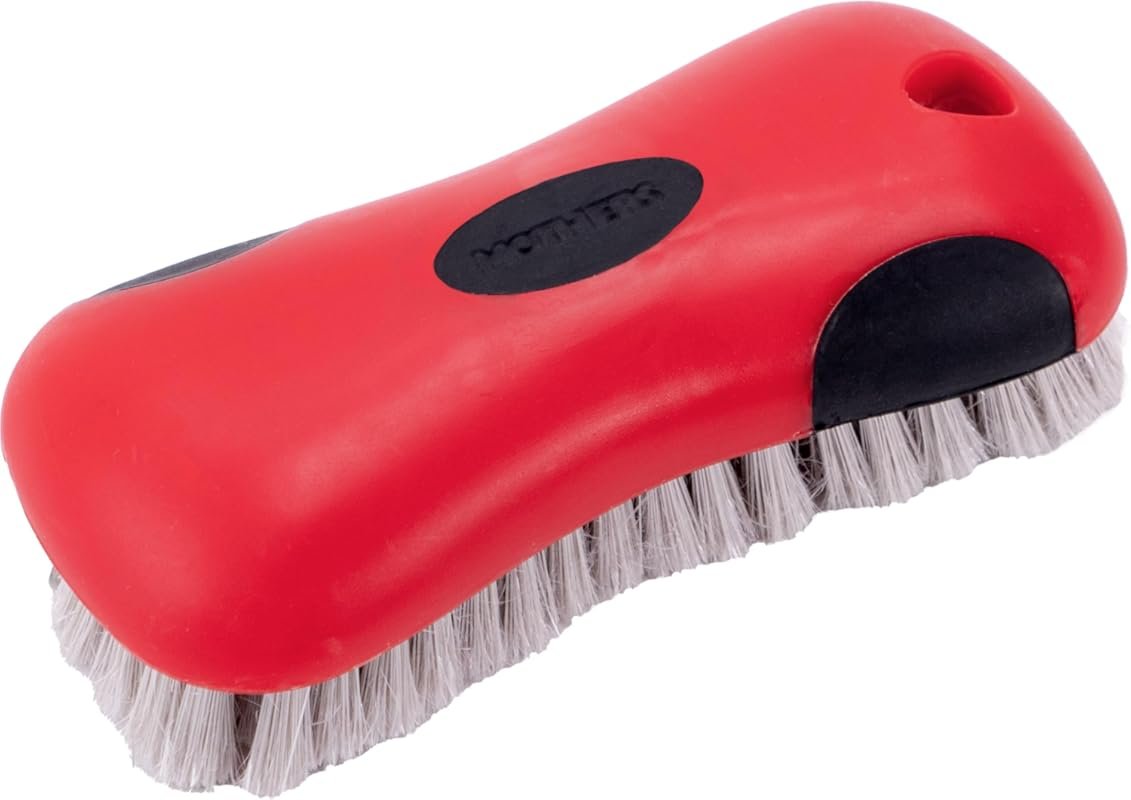 Mothers Soft Bristle Leather and Upholstery Scrub Brush for Car Interi