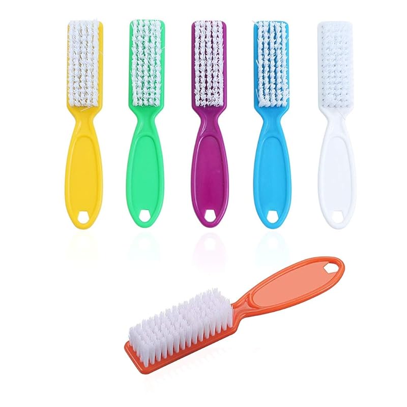 Handle Grip Nail Brush Set for Toes and Feet Cleaning in Shower or Sin