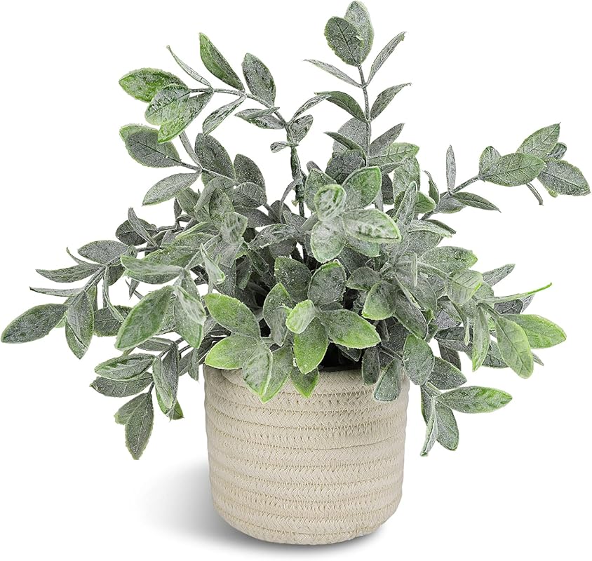 Hopewood Faux Plants, Small Fake Plant for Bathroom, Decorative Artifi