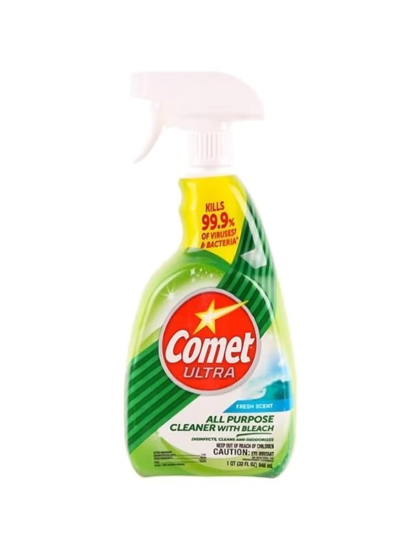 COMET All Purpose Cleaner with Bleach for Deep Cleaning and Disinfecti