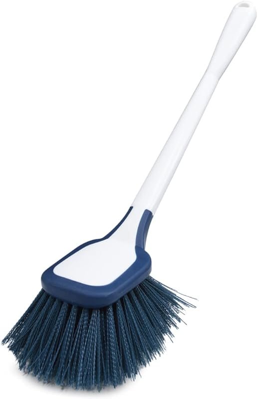Unger EZ Reach Soft Bristle Shower, Tub, and Tile Scrub Brush for Grou