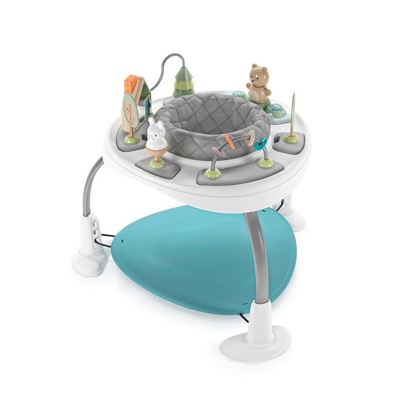 Ingenuity Spring & Sprout 2-in-1 Baby Activity Center and Jumper Table
