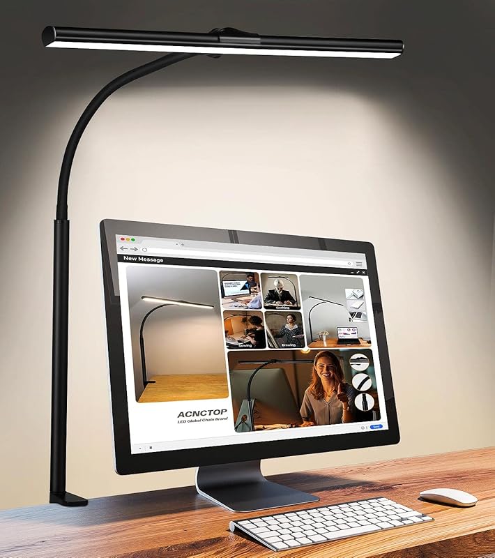 Eye-Caring Architect Desk Lamp with 25 Lighting Modes and Adjustable G