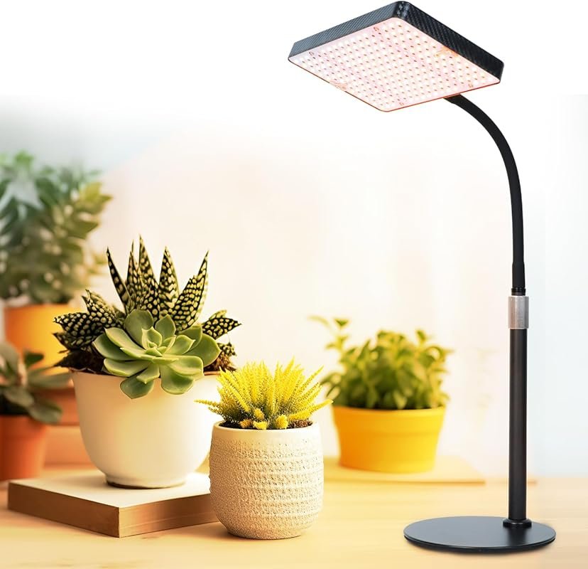 FECiDA Desk Grow Light for Indoor Plants, Full Spectrum and Height Adj