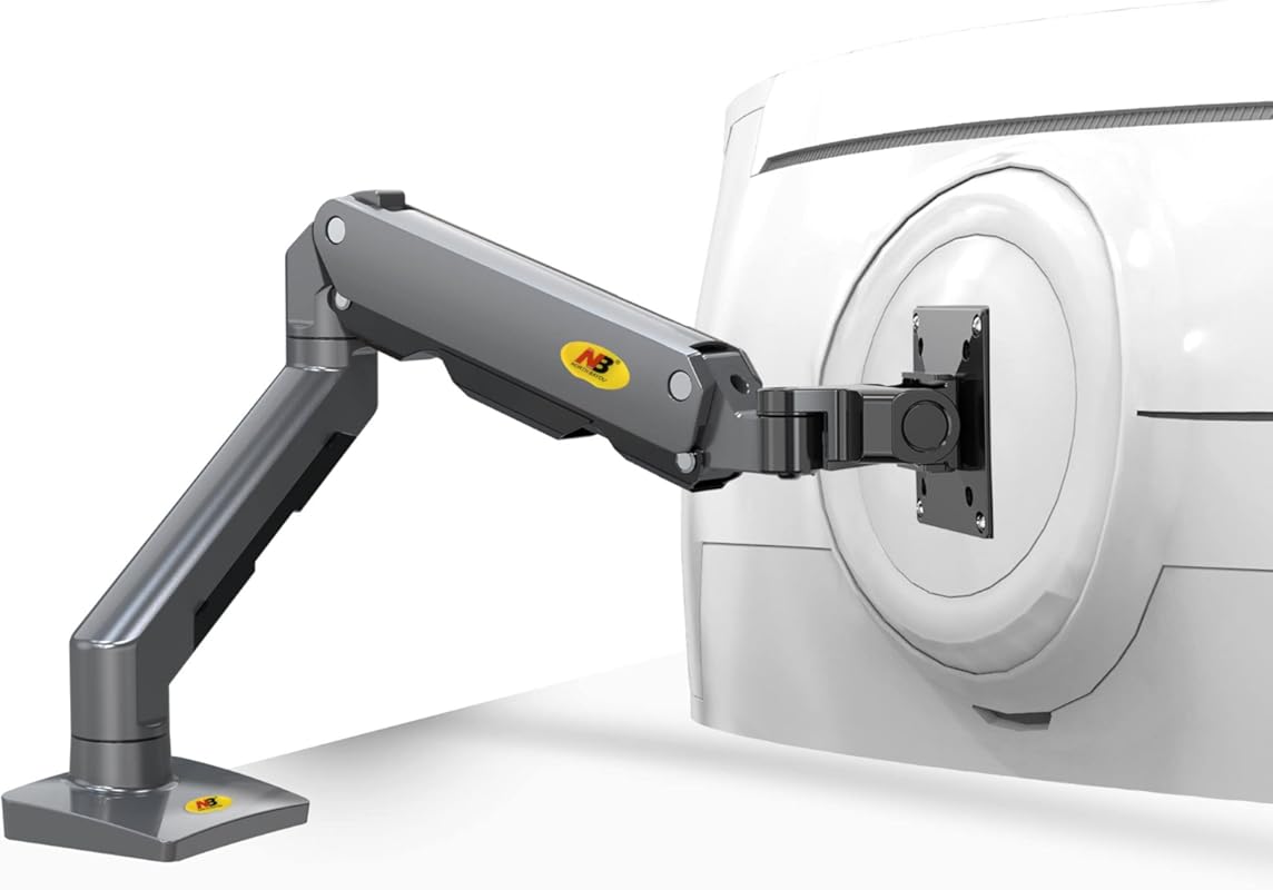 North Bayou G60 heavy duty monitor arm for 27–45 inch screens, full mo