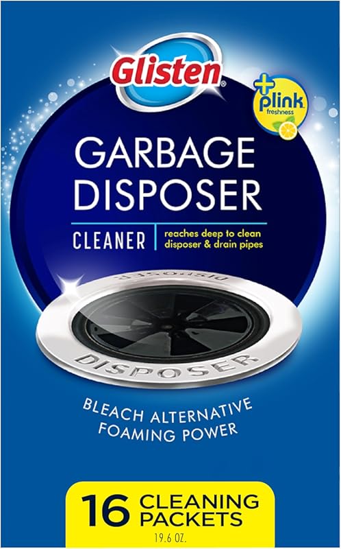 Glisten Garbage Disposer Cleaner with Foaming Action and Lemon Scent 1