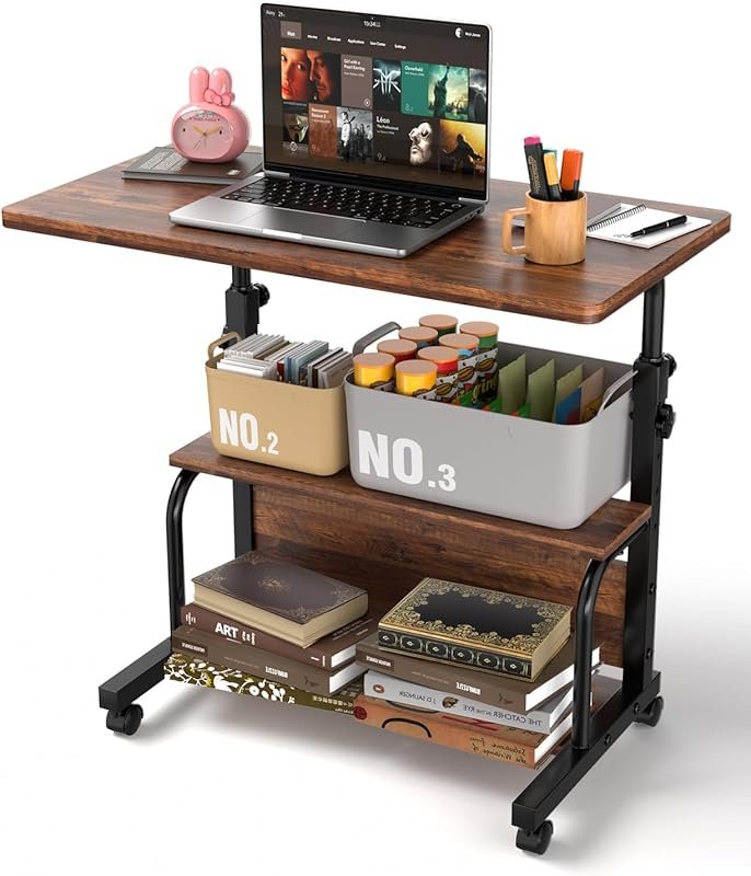 Laptop Desk Adjustable Desk Small Standing Desk Home Office Desks for