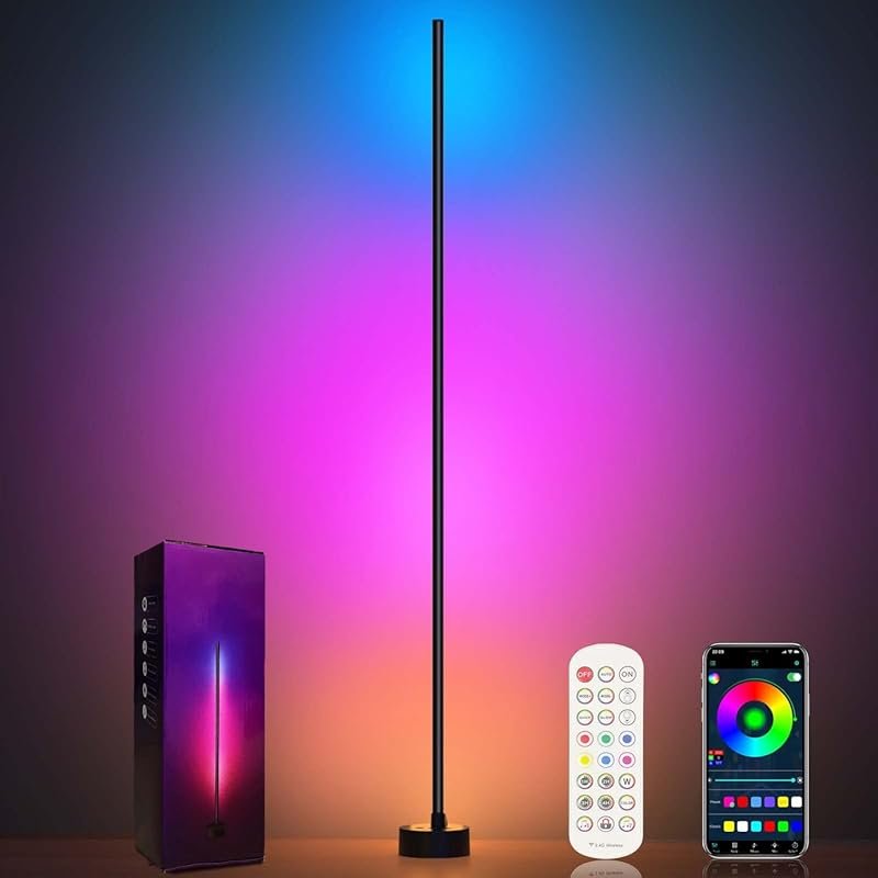 Smart RGB LED Corner Lamp with App Control, 16 Million Colors for Livi