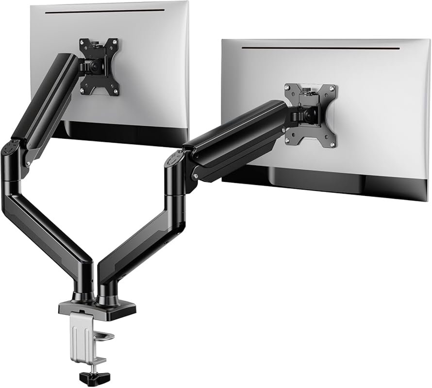 ErGear Dual Adjustable Monitor Stand for 33-inch Screens, Each Arm Hol
