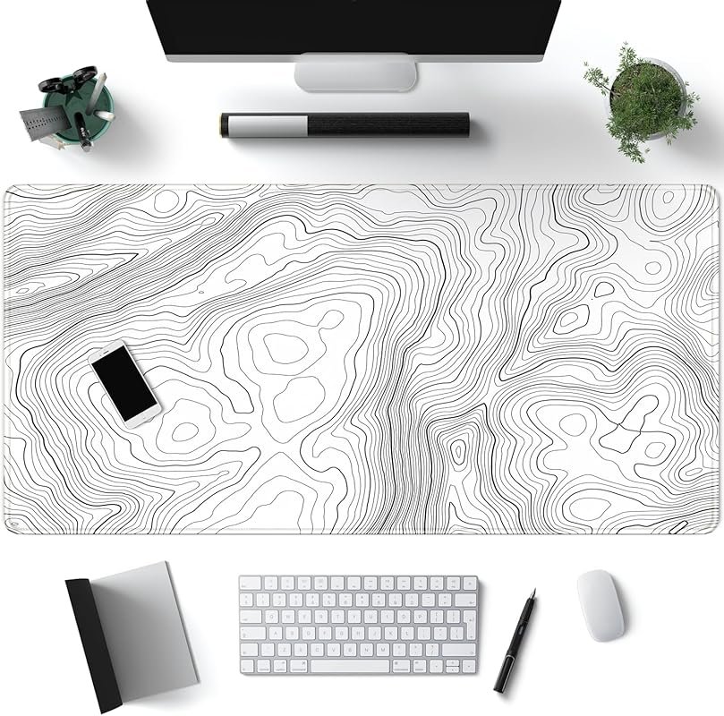 Topographic Map Mouse Pad