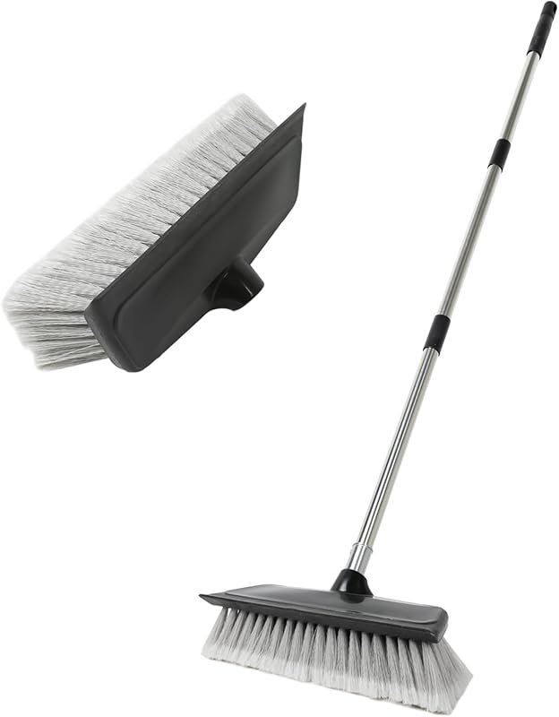 52-Inch Long Handle Soft Scrub Brush for Vinyl Siding and Exterior Was