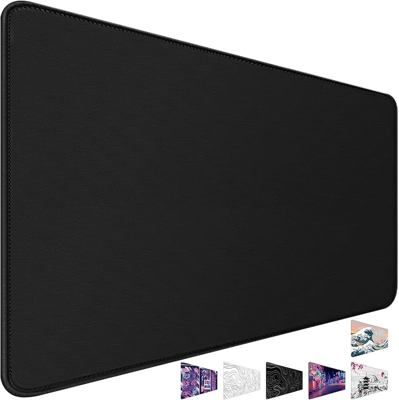 Large Gaming Mouse Pad Stitched Edges
