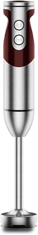 MEGAWISE Single-Speed Immersion Blender, Attachment-Free Design with 12 Settings for Easy Cleaning