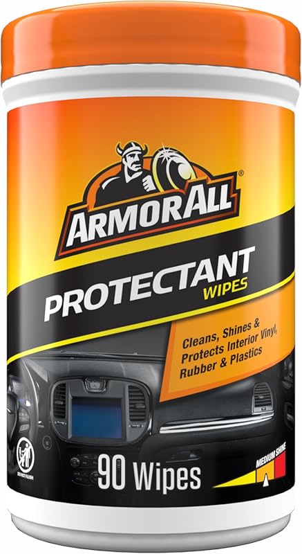 Armor All Interior Protectant Wipes with UV Protection for Vinyl, Rubb