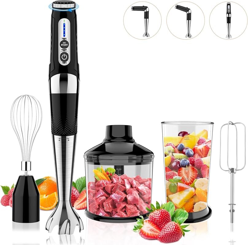 Cordless Immersion Blender: 4-in
