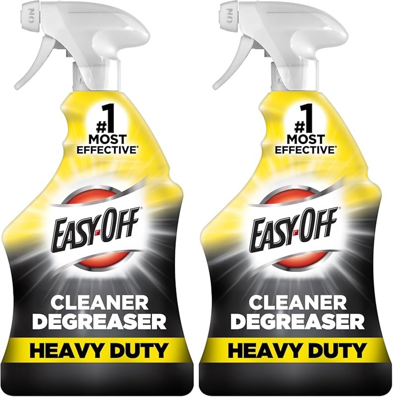 Easy Off Heavy Duty Degreaser and Cleaner Spray for Floors, 32 Ounce T