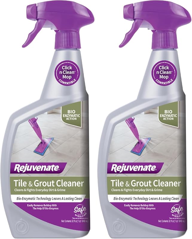 Rejuvenate Bio-Enzymatic Scrub Free Tile and Grout Cleaner Lightens an