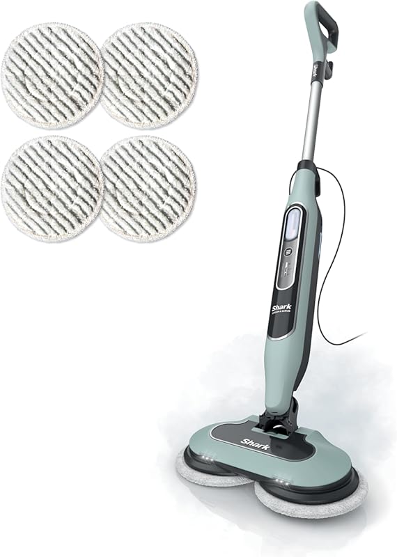 Shark Steam and Scrub Hard Floor Steam Mop with Scrubbing Pads for San