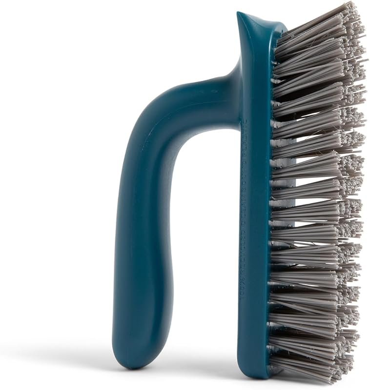 Full Circle Grout and Tile Stiff Bristle Scrub Brush Made from Recycle