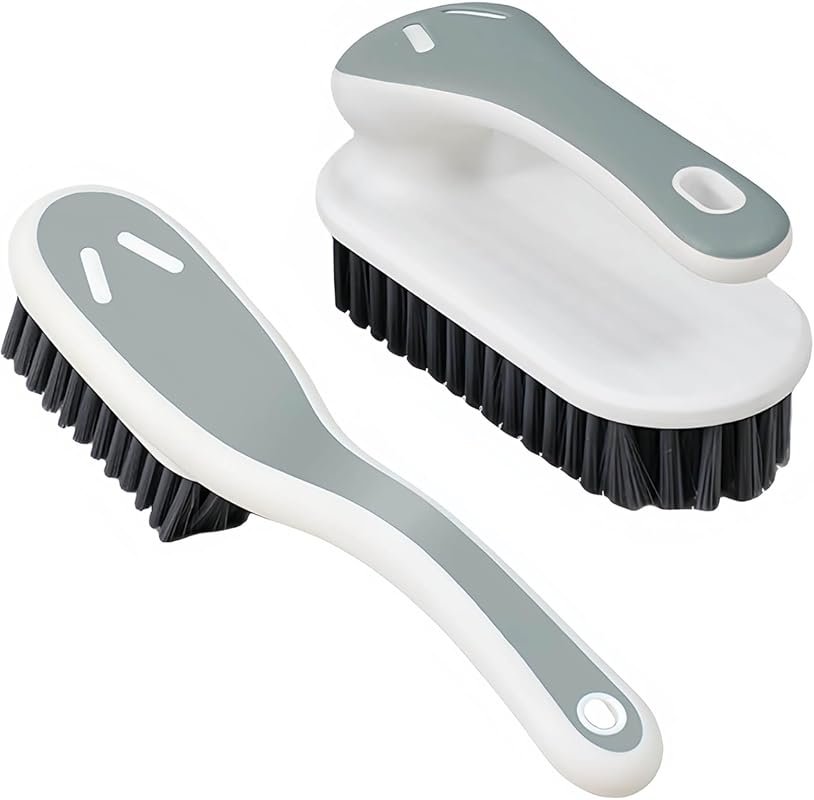Soft Bristle Scrub Brush Set, Stain Remover for Fabric, Carpet, Clothe