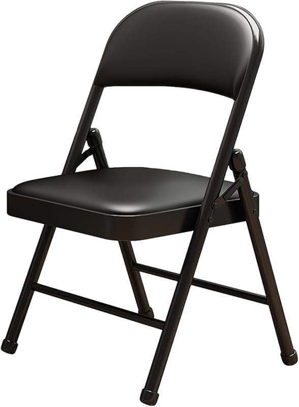 Bulk Folding Chair with Padded Cushion and Steel Frame for Indoor and