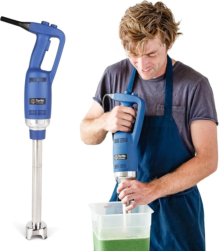 TK Commercial Immersion Blender with 500W Variable Speed Motor and 16,