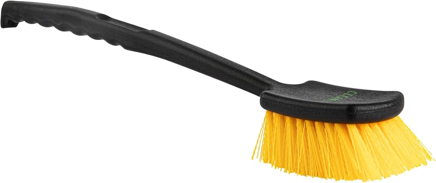 Restaurantware 20-Inch Long Handle Heavy-Duty Scrub Brush with Ergonom