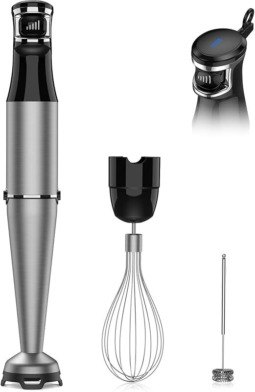1100-Watt 3-in-1 Immersion Blender with Trigger Speed Control Includes